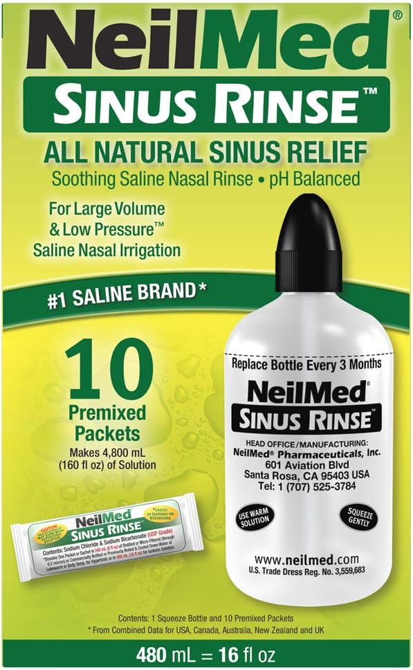 Sinus Rinse 16oz Extra Large Bottle