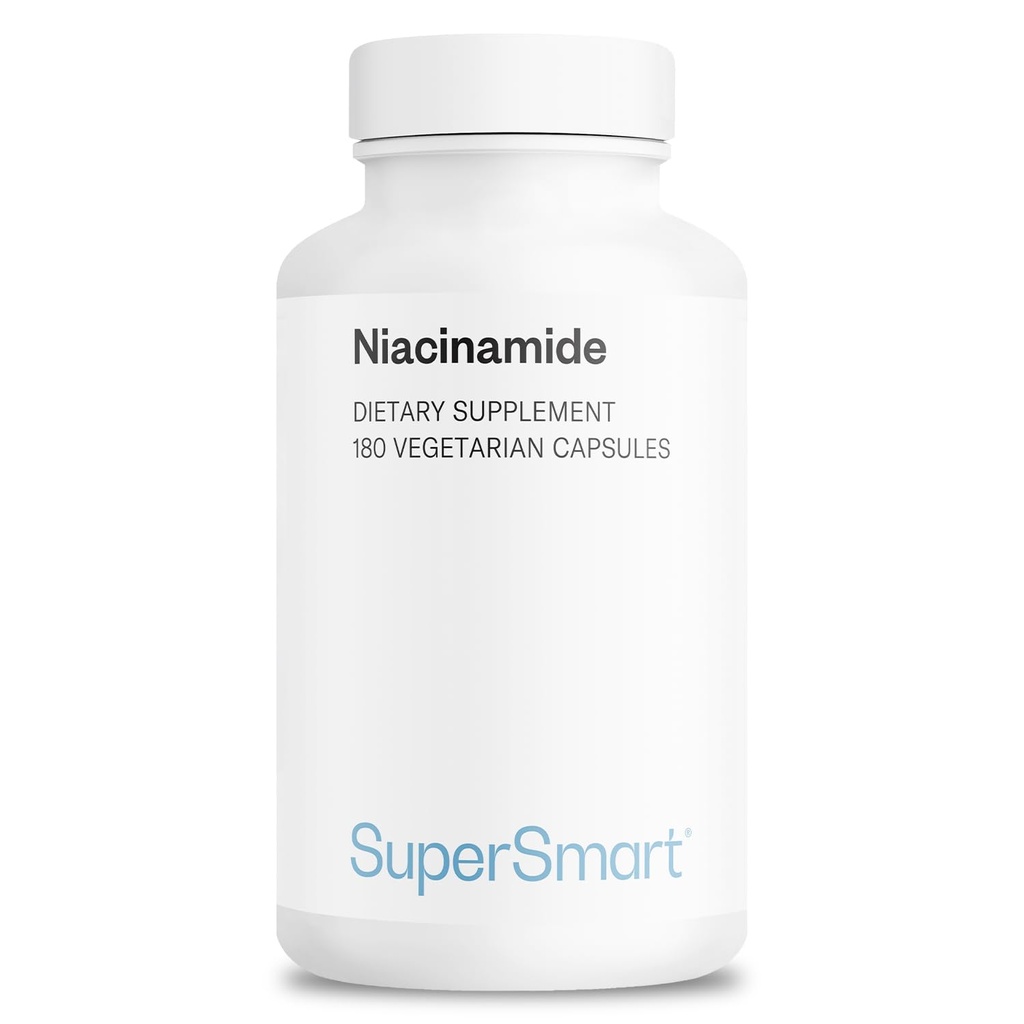 Supersmart - Niacinamide Supplement 2000mg per dag (Nicotinamide) - Flush Free Vitamin B3 Niacin 