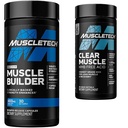 MuscleTech Muscle Builder met Peak ATP en Duidelijke Spier met HMB, Muscle Building Supplements voor mannen & vrouwen, 30 + 42 Tellen