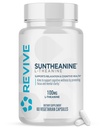 Revive MD Suntheanine L-Theanine Supplément pour hommes et femmes - Soutient la fatigue et la fonction cérébrale pour calmer l'humeur, la clarté mentale, la concentration et la relaxation - Vegan & sans gluten (60 capsules, 60 portions)