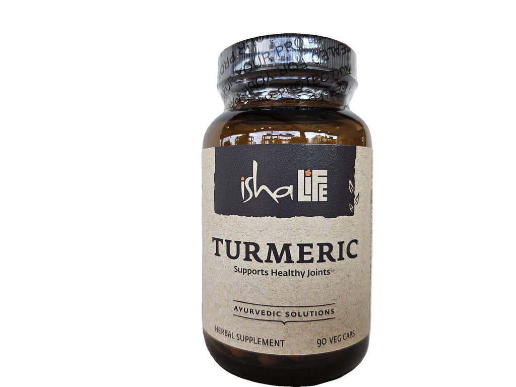 ISHA Kurkuma kruidensupplement 990 mg - 90 Vegetarische capsules, Non-GMO, Glutenvrij...