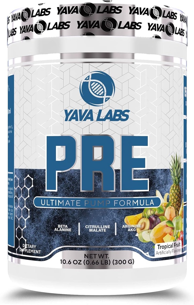 Yava Labs PRE Workout Ultimate Pump Formula (Tropisch fruit)