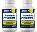 SUPER BETA PROSTATE Ondersteuningssupplement voor de gezondheid van mannen - verminderen badkamertrips, bevorderen slaap, betere blaas legen & gezonde prostaat, Beta Sitosterol - 60 Tellen (pakket van 2)