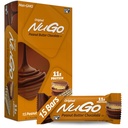 NuGo Proteine Bar, Pindakaas, 11g Proteïne, Glutenvrij, 15 Tellen