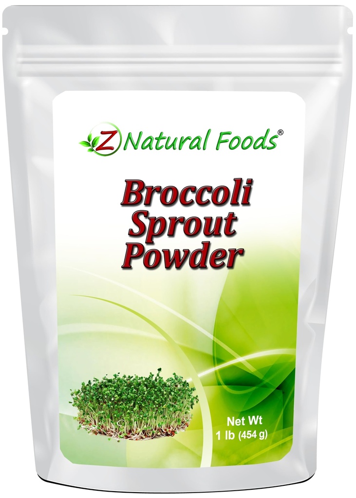 Broccoli Spruitpoeder - Alle natuurlijke antioxidant, vitamine en minerale Superfood Supplement - Meng in gladheid, Shakes, & recepten - Rauw, veganistisch, glutenvrij, niet GGO - Bulk 1 lb grootte