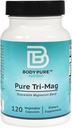 Pure Tri-Mag -Drie vormen van zeer geabsorbeerd magnesium voor een verscheidenheid van voedingsprotocollen. Stress Relief, Slaap, Hart Gezondheid, Spieren, en Metabolisme Ondersteuning 120-caps