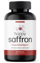 Ultra6 Nutrition Happy Saffron Supplements - 100% Pure Saffron Extract Supplement for Eye Health Support - Mood Enhancer for Women & Men (90 Servings)