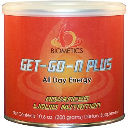 Biometics Get Go N Plus De hele dag energie Natuurlijke energie Boost 300g kan