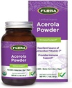 Flora - Acerola Poeder, Dagelijks Immune Booster met Vitamine C, Glutenvrij en Vegan Vitamin C Antioxidant Poeder, 1,7-oz. Glazen fles