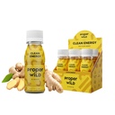 Proper Wild Vegan Energy Shots, met L Theanine, en Biologische Cafeïne, Clean Plant Based Energy Drink, Glutenvrij, GGO vrij, Zuivelvrij, Stevia Vrij, Sojavrij, Gember, 2,5 Fl Oz, 6 Pack