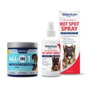 Vetericyn All-in 1 Multifunctionele Senior Hondensupplement met Glucosamine en Vetericyn Plus Hot Spot Spray