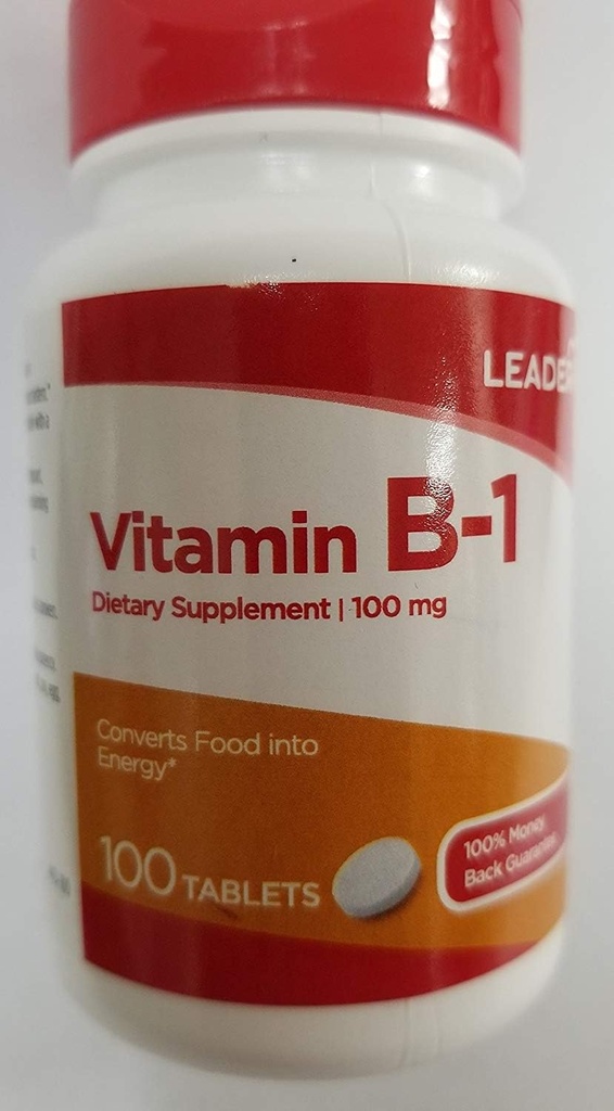 Leider Vitamine B-1 100mg, 100 tabletten per tablet (verpakking van 3)