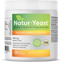Groene Huisdieren Organics Natur-Yeast Brewer's Gist voor honden en katten - Ondersteunt immuunsysteem & spijsvertering, bevordert gezonde huid & A Glossy Coat, 90 Zachte Kauwen