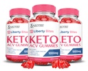 (3 Pack) Liberty Bites Keto ACV Gummies Advanced Formula 1000MG Libertybites Keto Gummies Apple Cider Vinegar Geformuleerd met Granaatappel Beet Juice Powder B12 Vegan Non GMO 180 Gummys