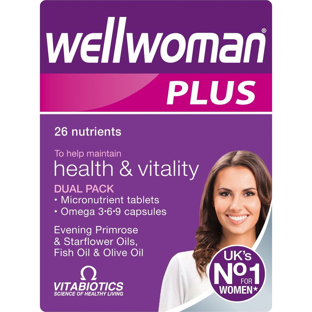 Vitabiotiques Wellwoman Plus Comprimés 56 Capsules