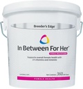 Breeder's Edge in Between for Her, Daily Multivitamine for Breeding Dogs and Cats, Fills Nutritional Gaps, and Supports Mams in Between Breeding, 360 ct Cat & Small Dog