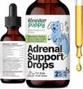 Forever Puppy Adrenal Support Drops for Dogs - Pure Ashwagandha & Ginseng Root Tinctuur voor Adrenal Health & Energy Ondersteuning - Calming Care Liquid Supplement voor honden van alle rassen en maten - 2 oz