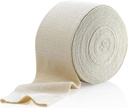Elastische Tubular Support Bandage Maat F, 10M Box - Natural Color (4" x 33 Voeten) voor grote knie ondersteuning Bandage -Medium tot grote hoogte, katoen Spandex