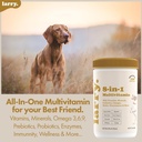 Larry 8-in-1 Multivitamine Hondenhart, Digestie, Lever, Huid, Coat, & Gezamenlijke Ondersteuning voor Honden 