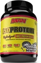 MAN Sport Nieuwe smaak ISO-protein Gehydrolyseerd 100% Pure Wei Protein Isolaat Poeder, Cookies en Crème, 1,42 Pond (20 Dagen Levering)