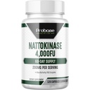 Probase Nutrition Nattokinase Supplément 4 000 FU Servants, 120 Capsules (Dérivés de Natto japonais) Enzymes systémiques pour le soutien cardio-vasculaire et circulatoire