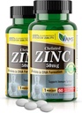 America Medic & Science chelated zink 50 mg Supplementen (2 Pack of 60 Tablets) Immuun Booster en krachtige antioxidant pillen voor volwassenen Mannen en vrouwen 