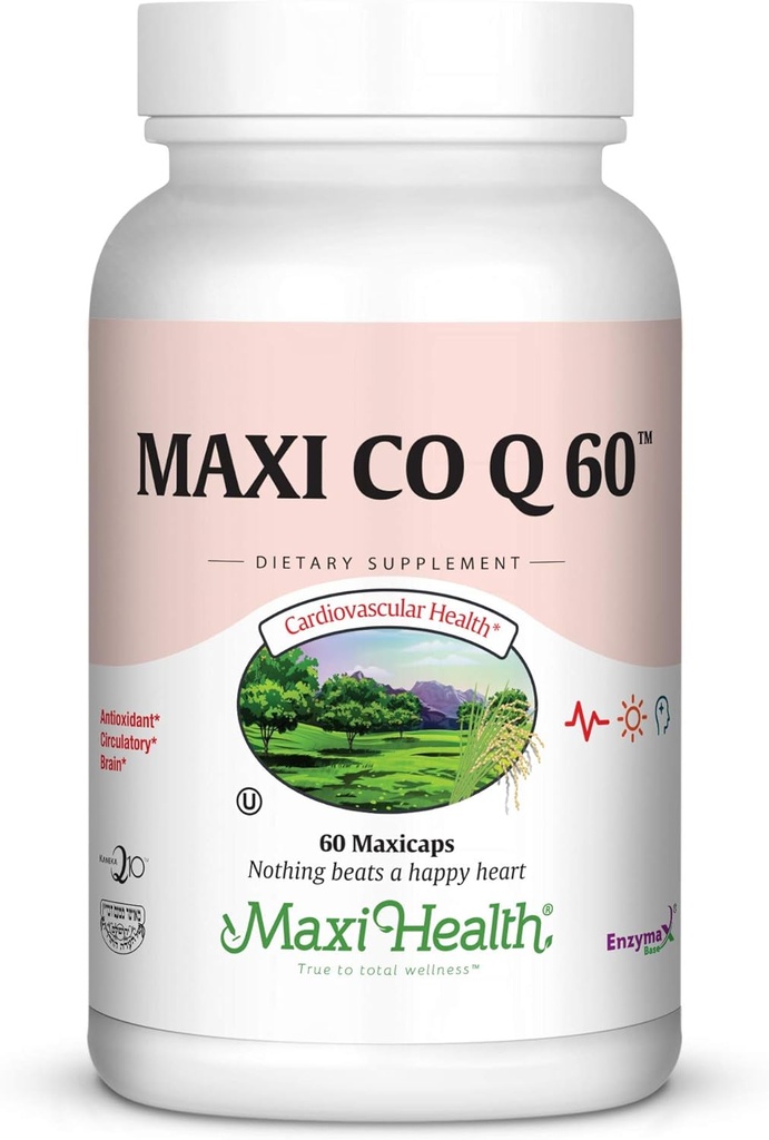 Maxi Health Co Q 60, 60 Mg, 60-Country