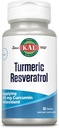 KAL Kurkuma Resveratrol Supplement, Antioxidant Ondersteuning, Levering 475 mg Kurkuma Curcumin, Hart Gezondheid en Gezamenlijke Gezondheidsondersteuning, Snelle Disintegratie, 60 dagen garantie, 30 porties, 30 tabletten