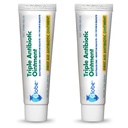 Globe Triple Antibiotica Eerste Hulp Zalf, 1 oz (2-pack) Eerste Hulp Antibiotische Zalf, 24-uurs infectie bescherming, Wondverzorging behandeling voor kleine scrapes, brandwonden en snijwonden
