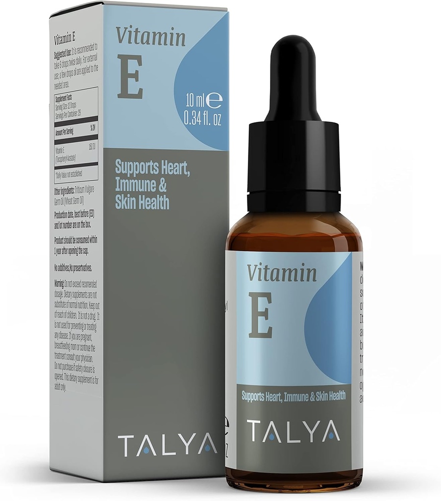 Talya Vitamin E Liquid Drops 0,34 fl.oz 