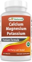 Best Naturals Calcium Magnesium Kalium - 120 tabletten - Non-GMO & Glutenvrij