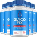 (5 Pack) Glyco Fix Gezonde Vitamine Ondersteuning Supplement, Gluco Fix Capsule - Advanced Formula Gluco Fix, Glyco Fix Maximum Sterkte Reviews, 300 Capsules