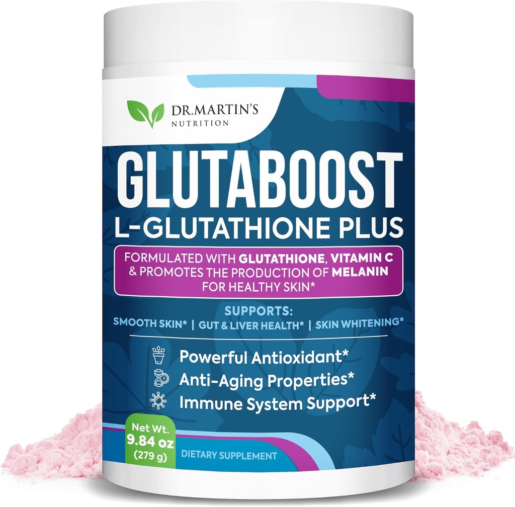 6970mg Glutathionpoeder voor het bleken van de huid Verbeterd met collageen en vitamine C 