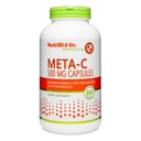 Capsules Méta-C NutriBiotiques, 500 mg de vitamine C spiruline-bound, 250 Nombres tamponnés de calcium, de métabolites spiruline biologiquement actifs et de bioflavonoïdes citrons