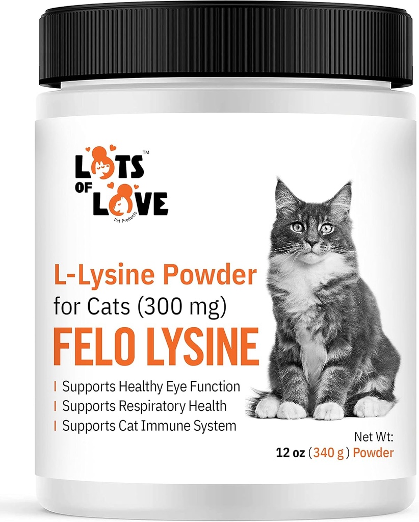 FELO LYSINE - L-Lysinepoeder voor katten 300 mg (Thomas Pet Eerder), 12 oz