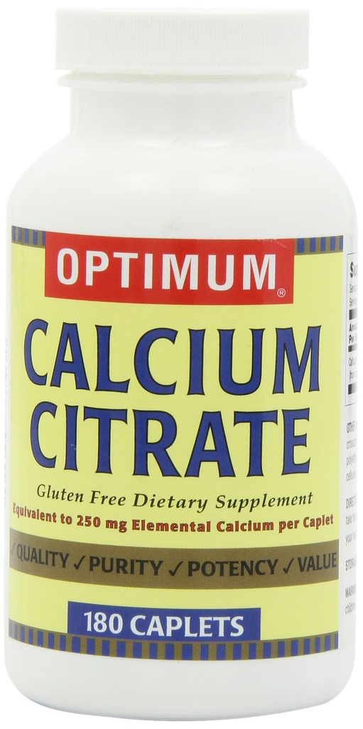 Optimale calciumcitraat, 180 capsules