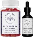 Elderlane Vlierbes Tinctuur en Vlierbes Gummies - Vroeger RD Naturals - Immune Ondersteuning Supplement voor volwassenen en kinderen - 2 Oz Drops en 60ct Gummies
