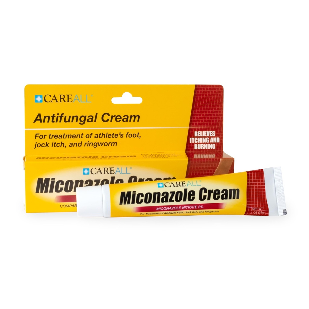 CareAlle Miconazol Nitraat 2% Antischimmel Cream 1.0 oz., Cures Meest Athleet