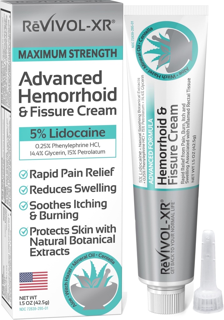 Geavanceerde aambei behandeling. 5% lidocaïne + krimp + beschermt huid + aloë + heks Hazel + botanica, extern en intern gebruik. Meest complete OTC Zalf & fissure crème, snelle verlichting, Made in USA.