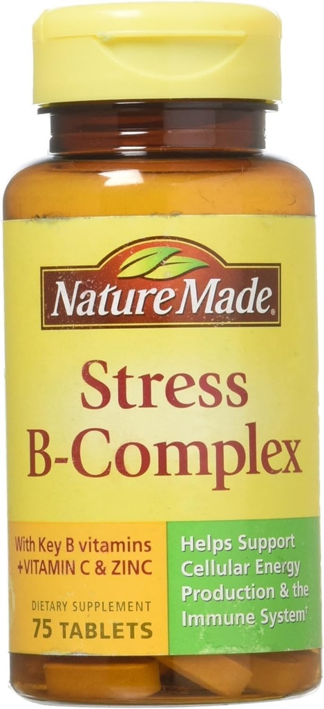 Nature Made Stress B Complex with Zink Size 75ct (pack of 2) 150 ct Totaal
