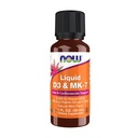 NU voedingssupplementen, vloeibare D-3 & MK-7 met 2500 IE vitamine D-3 & 100 mcg vitamine K-2 per 5 druppels, 1-once