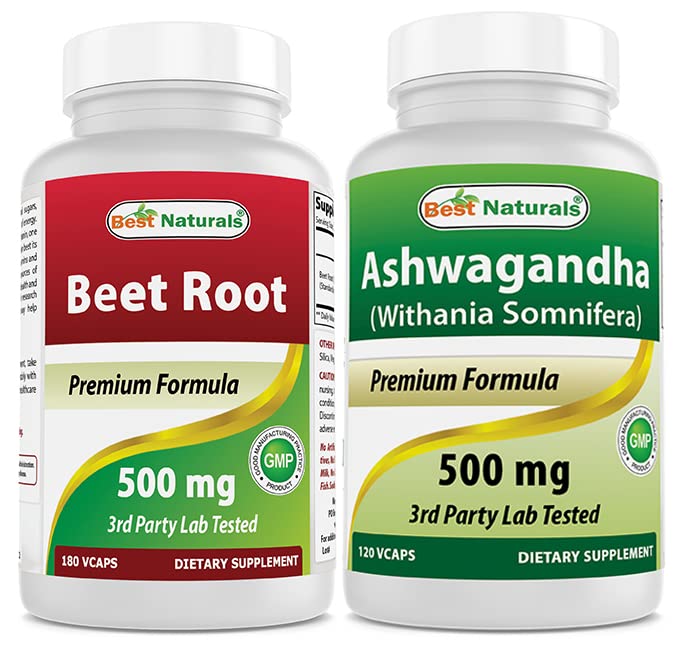 Beetwortelpoeder 500 Mg & Ashwagandha Extract 500 Mg