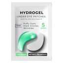 Patchs sous les yeux pour les cercles sombres, Puffines 5 PAIRS - Patchs sous les yeux - Gel de masque sous les yeux - Patchs sous les yeux pour les yeux puffy - Thé vert, Patchs sous les yeux collagène