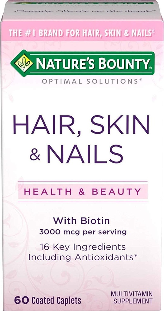 Bounty Hair, Skin and Nails Caplets 60 ea (pakket van 5)