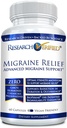 Onderzoek Verified Migraine Relief - Dual Action Supplement - Reduce Severity and Duration, Balance Hormones - with Ginger and Ginko Biloba- 60 Capsules - 60 Capsules - 1 Month Supply