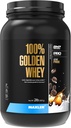 Maxler 100% Golden Whey Protein - 23g proteïne per portie - Premium Wei Proteïne Poeder voor Pre Post Training - Fast-Absorbing Wei Concentrate, Isolaat & Hydrolysaat Blend - Cappuccino 2 lb
