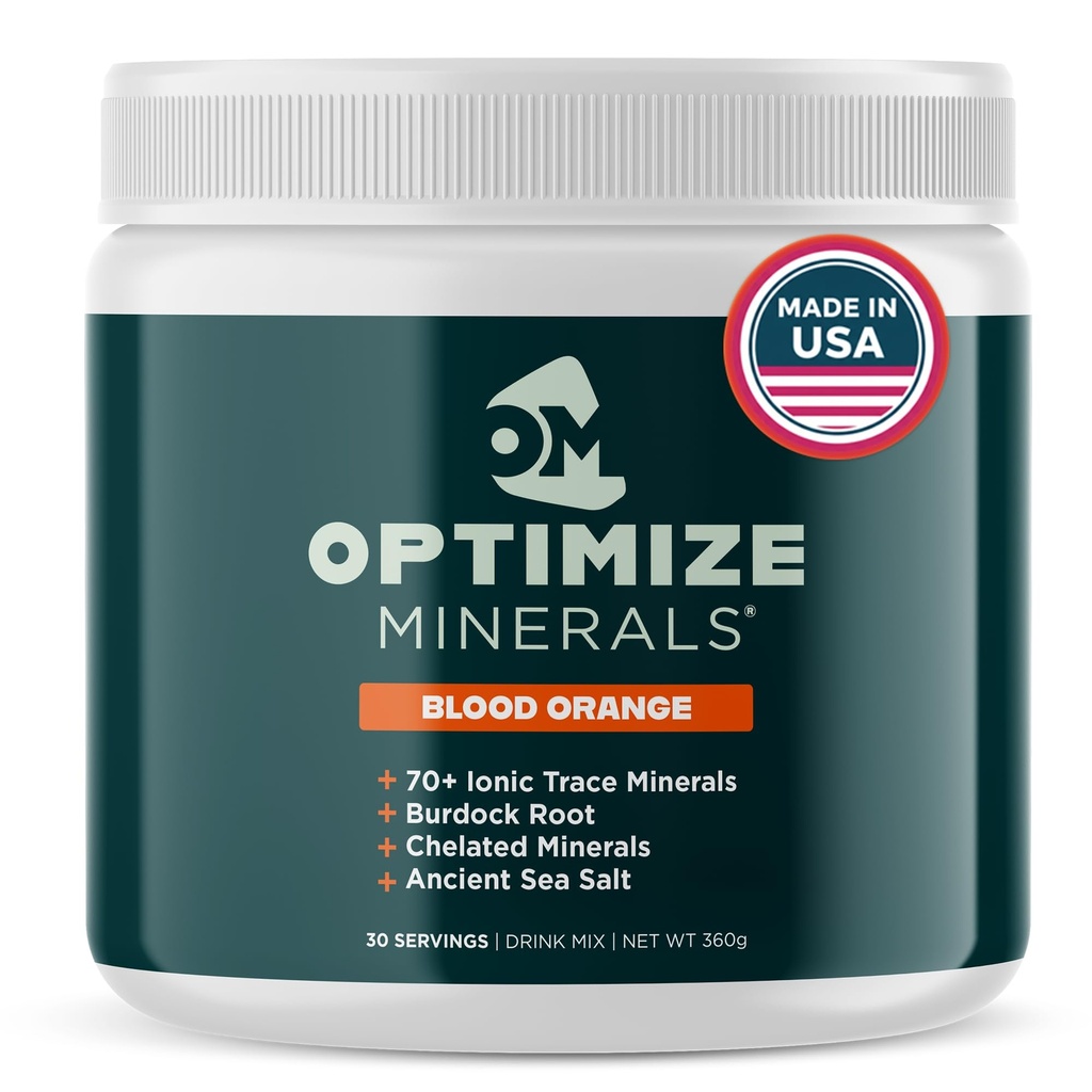 Optimaliseer Mineralen Multi Mineral - New Look Same Daily Formula - Magnesium, Elektrolyten & Trace Mineral Supplement Powder - Glutenvrije Vitaminen Drank voor optimale Wellness - Blood Orange, 30 porties
