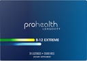 ProHealth Vitamine B 12 Extreme- 35.000 mcg Mega Dose, 7 X Sterkte (30 Sublingual dissolveable Tablets) Extra sterkte, B 12 Vitamine, Methylcobalamine, Dibencozide, Cyanocobalamine, Hydrooxocobalamine