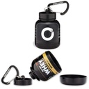 OnMyWhey - Proteïnepoeder en supplement Funnel Keychain, Portable to-Go Container voor de sportschool, workouts, fitness en reizen - TSA goedgekeurd, Combo 2-Pack w/1 Modern & 1 Classic