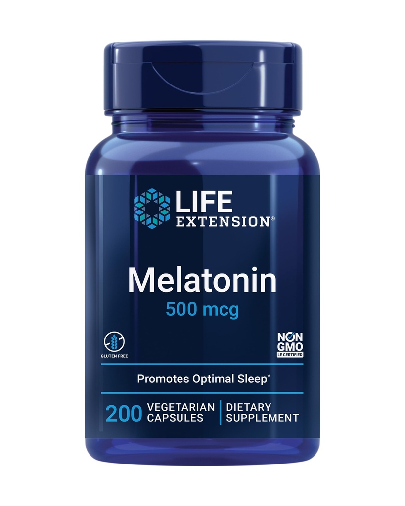 Levensverlenging Melatonine, 500 mcg 